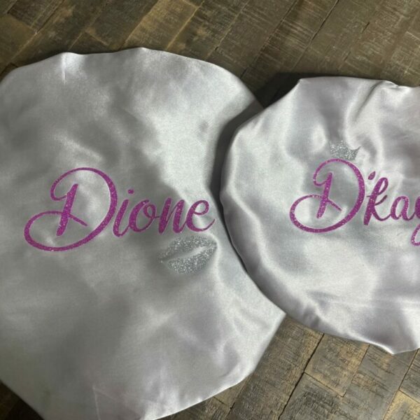 Perfect set for a Queen and a little Princess to sleep in style MAMA and MINI hair bonnet